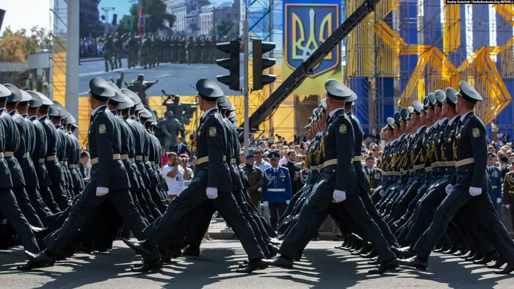 Парад на День независимости Украины 24 августа 2018г. Фото Радіо Свобода