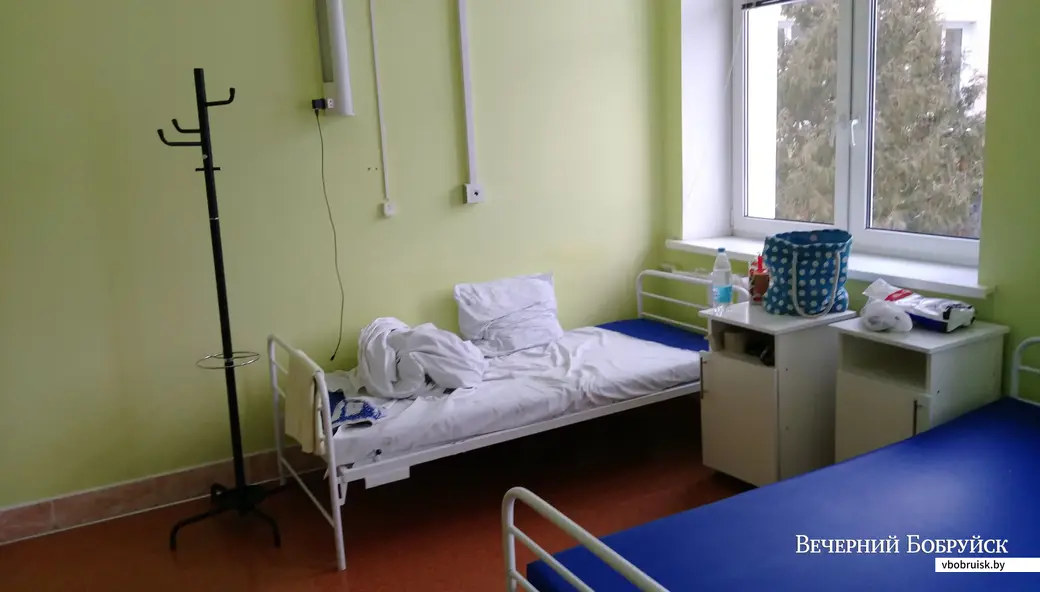 Палата в отделении патологии беременности Бобруйского роддома. Фото читателя.