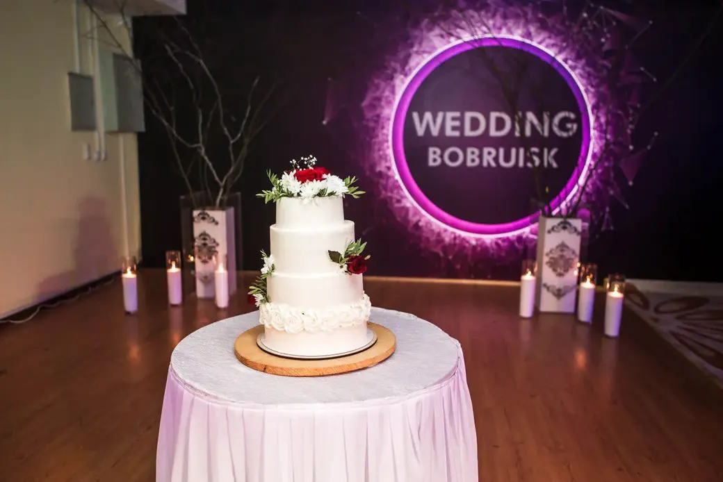 Торт на проекте «Wedding Bobruisk 2018».