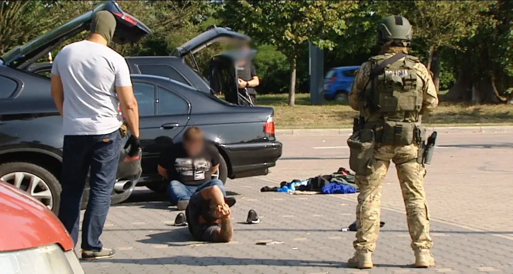 Задержания в Кракове. Фото TVP3