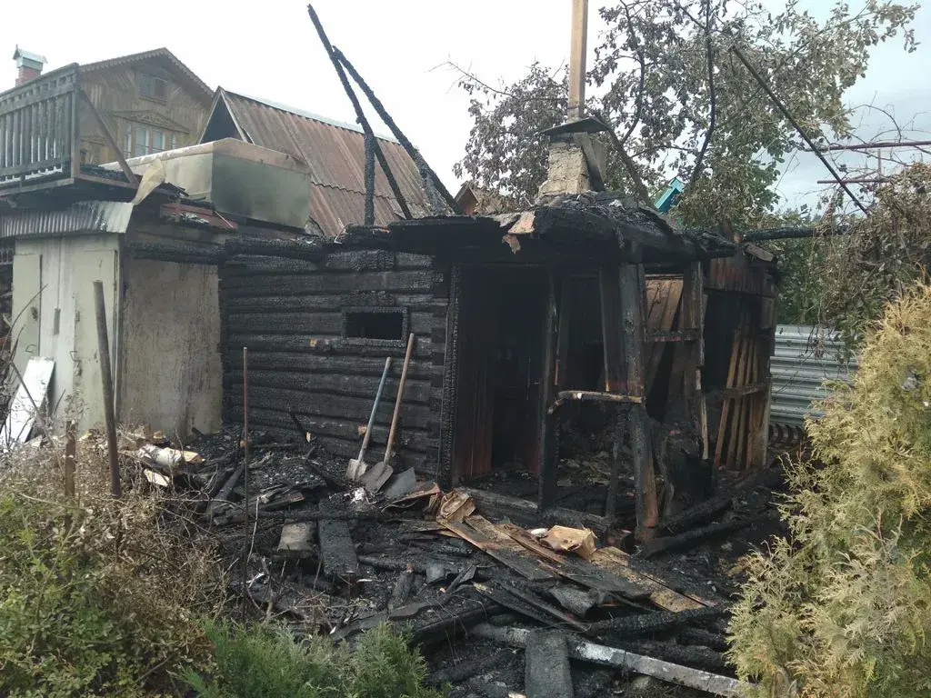 Пожар 11 августа возле деревни Соломенка.