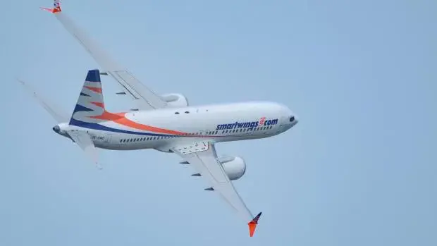 Boeing 737-800 чешской авиакомпании Smartwings. Иллюстрация.