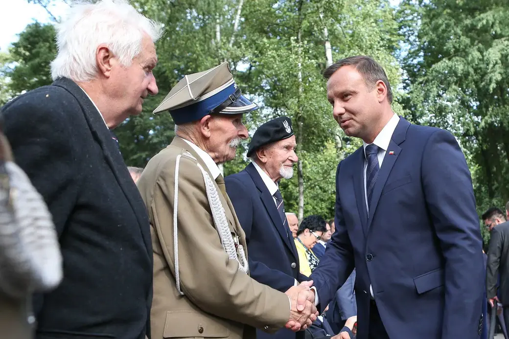 Президент Польши Анджэй Дуда на мероприятиях в честь годовщины Варшавского восстания. Фото администрации президента Польской Республики