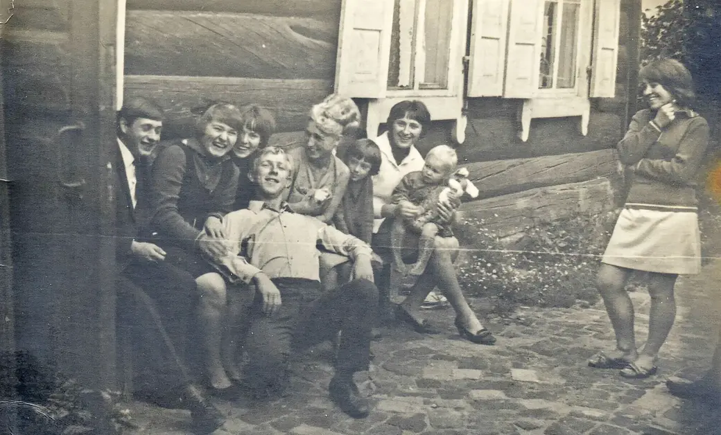 Молодежь из бобруйского района Старая Бойня, начало 1960-х. Фото из архива А. Мазуренко
