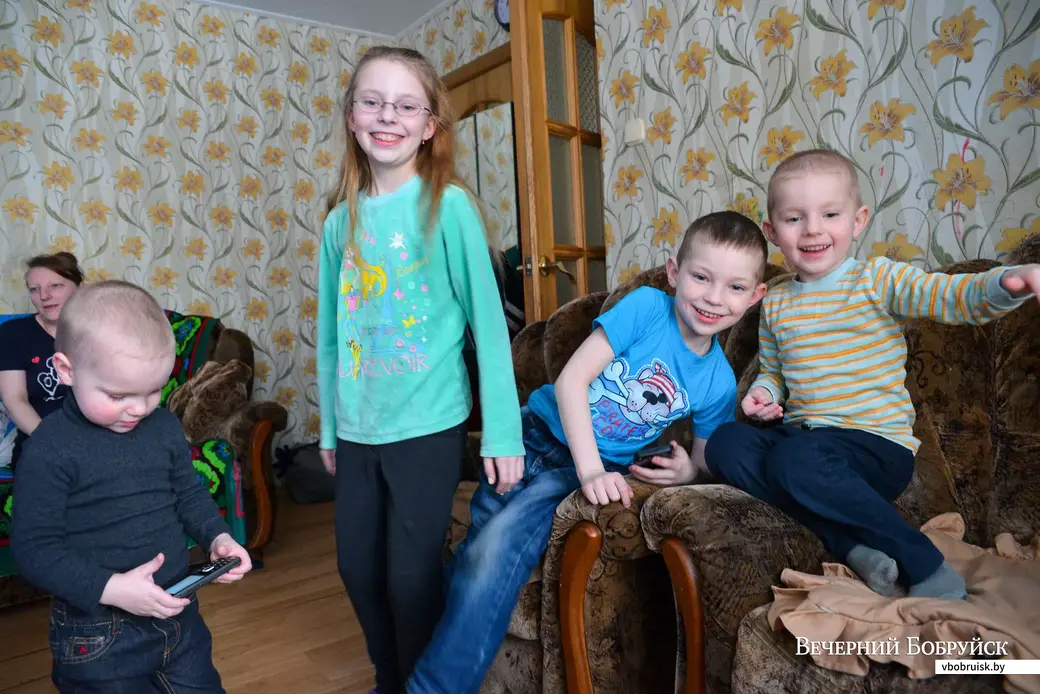 14.02.2019. Многодетная семья Тарасовых из деревни Михалево