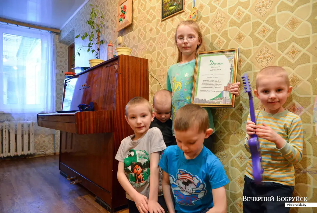 14.02.2019. Многодетная семья Тарасовых из деревни Михалево