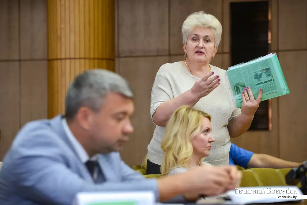 10.09.2019. Наталья Анатольевна на заседании архитектурно-градостроительного совета в Бобруйском горисполкоме.