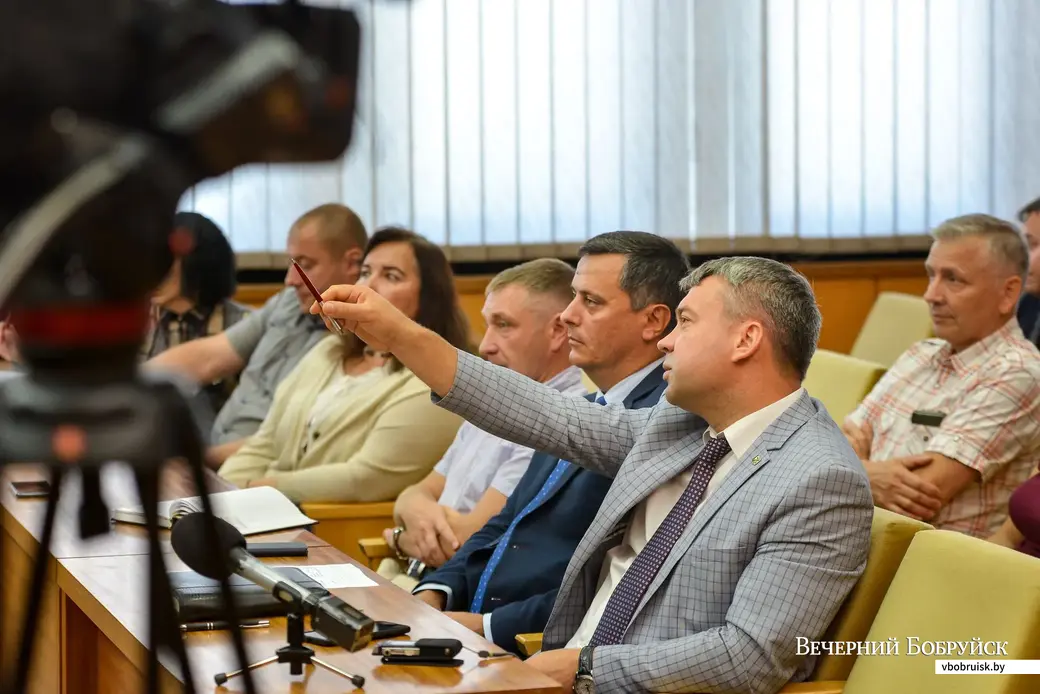 10.09.2019. Заседание архитектурно-градостроительного совета в Бобруйском горисполкоме. Первый зампредседателя горисполкома Игорь Кисель.