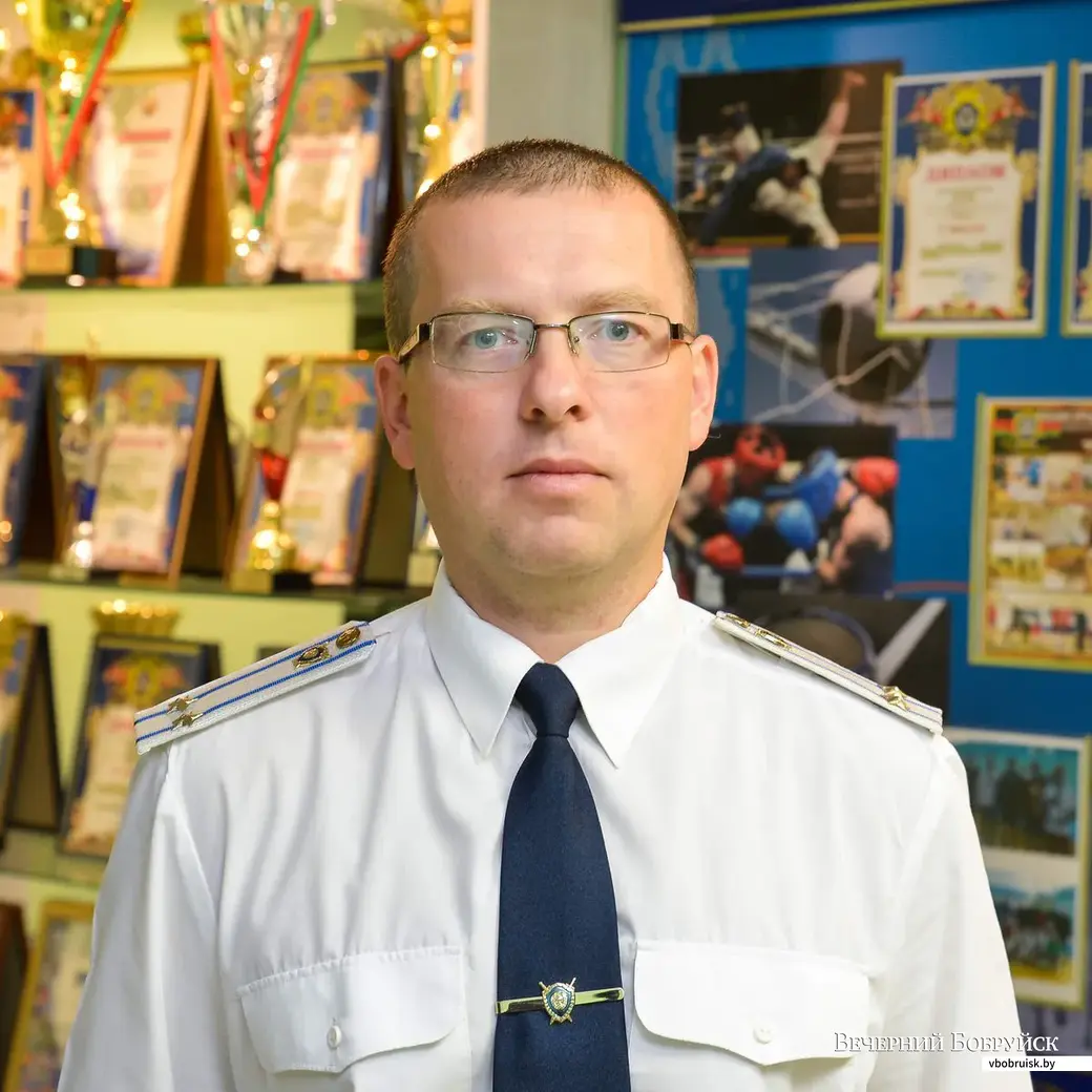 13.09.2019. Заместитель начальника Бобруйского межрайонного отдела Следственного комитета Республики Беларусь подполковник юстиции Г.М.Сикорский