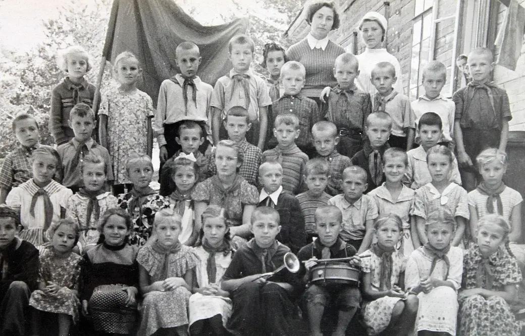 Бобруйские пионеры 1950-х.
