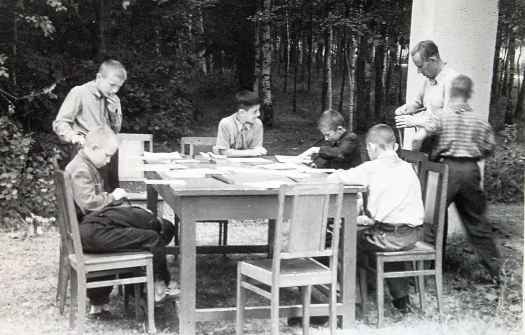 Бобруйские пионеры 1950-х.