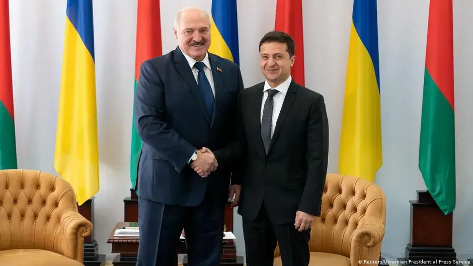 Александр Лукашенко и Владимир Зеленский в Житомире.