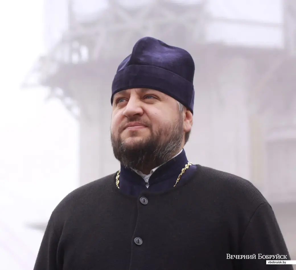 Настоятель строящегося храма, протоиерей Дмитрий Баркарь.