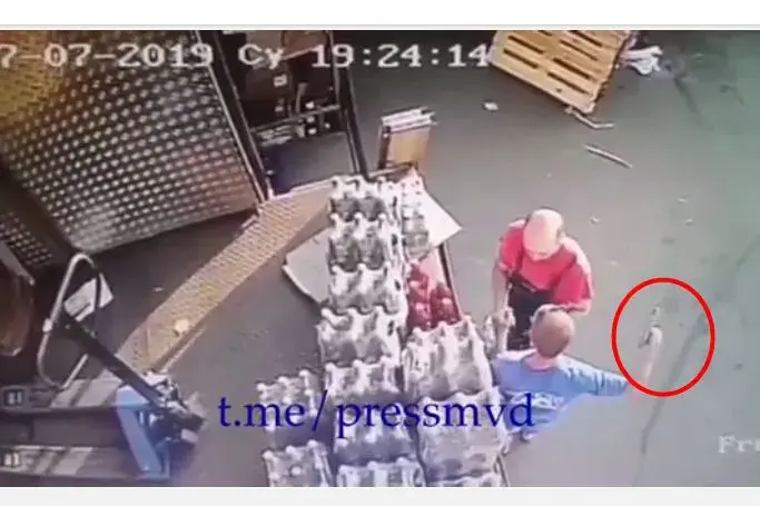 Скриншот с камеры видеонаблюдения