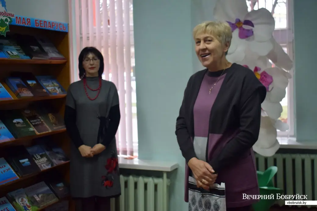 15.11.2019. 50-гадовы юбілей Бабруйскай гарадзкой бібліятэкі №8 імя Ефрасінні Полацкай. Старшыня ветэранскай арганізацыі ЦБС Бабруйска Святлана Лапуцька.