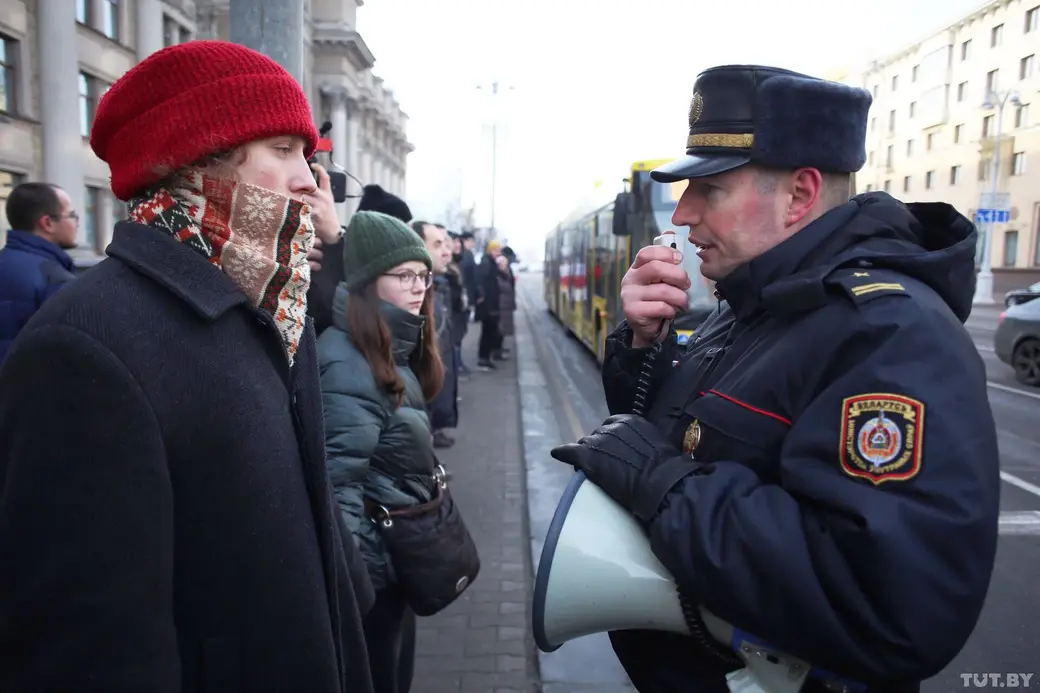В Минске проходят акции против «углубленной интеграции». Фото: TUT.BY