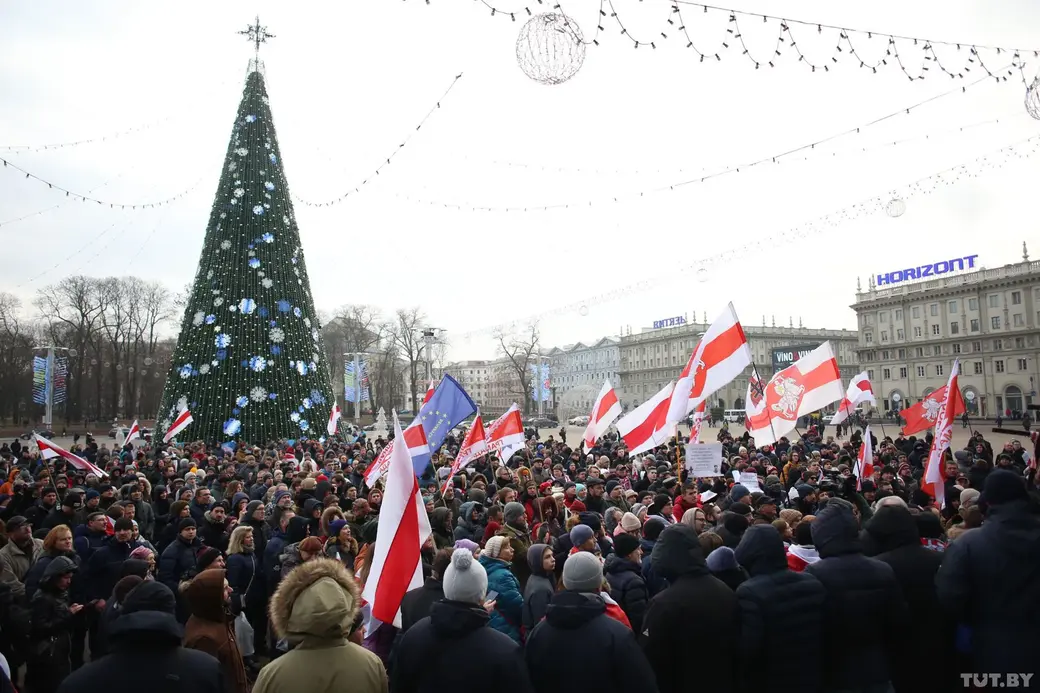 В Минске проходят акции против «углубленной интеграции». Фото: TUT.BY