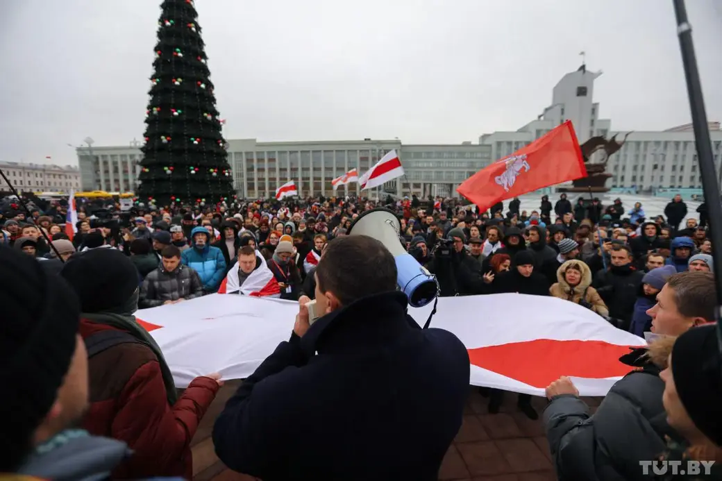 В Минске проходят акции против «углубленной интеграции». Фото: TUT.BY
