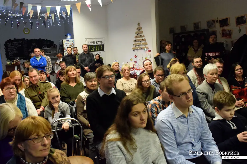 20.12.2019, Бабруйск. Калядная вечарына ў «13:87».