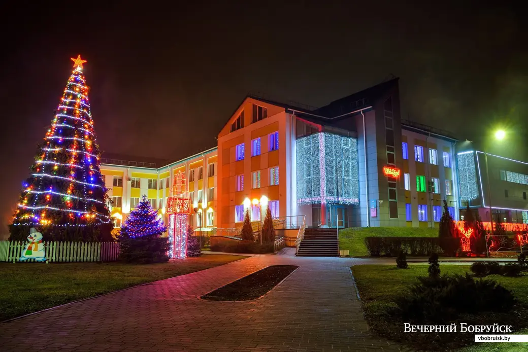 23.12.2019. Новогодняя иллюминация в Бобруйске