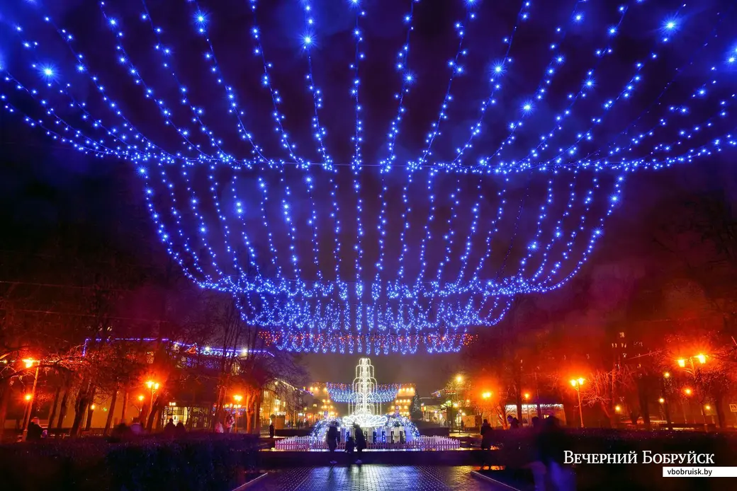 23.12.2019. Новогодняя иллюминация в Бобруйске