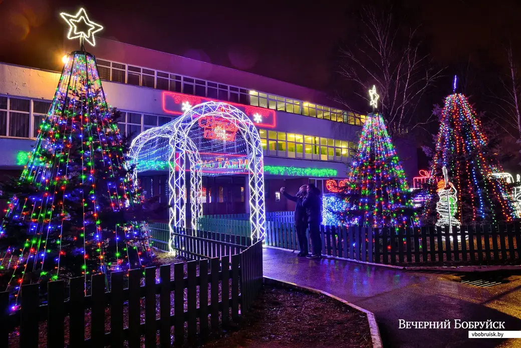 23.12.2019. Новогодняя иллюминация в Бобруйске