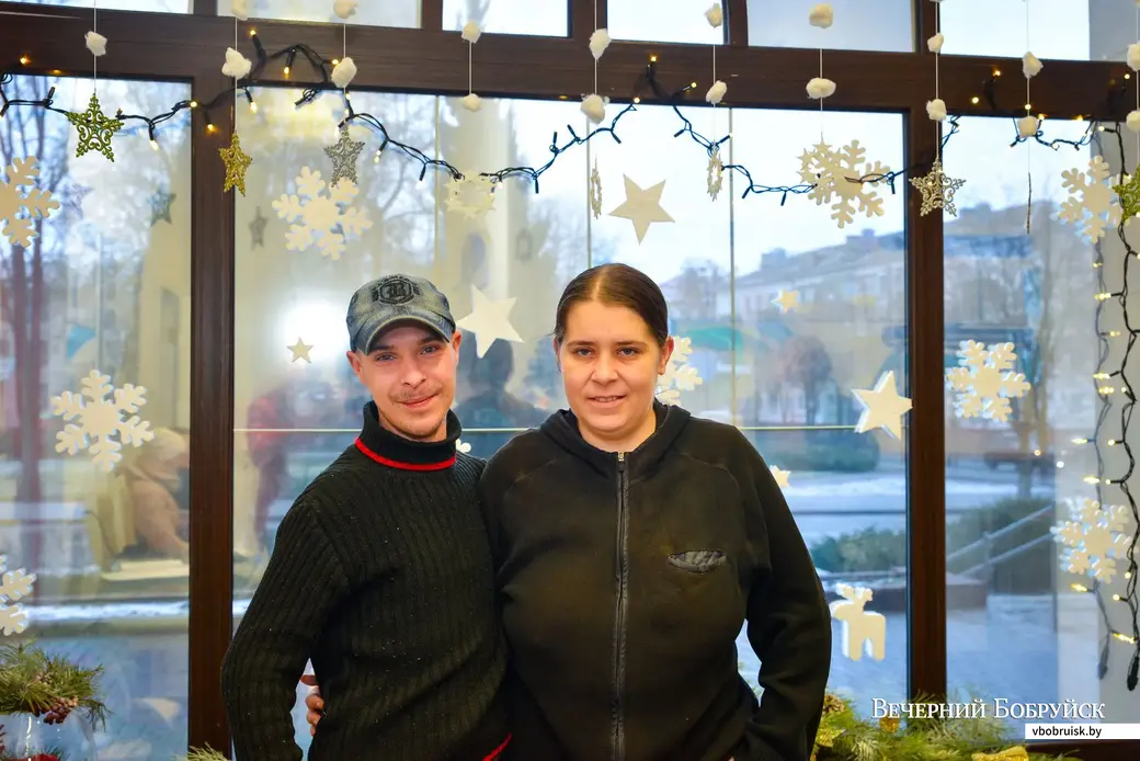 27.12.2019, Бобруйск. Андрей Гудзь и Кристина Лукьянович.