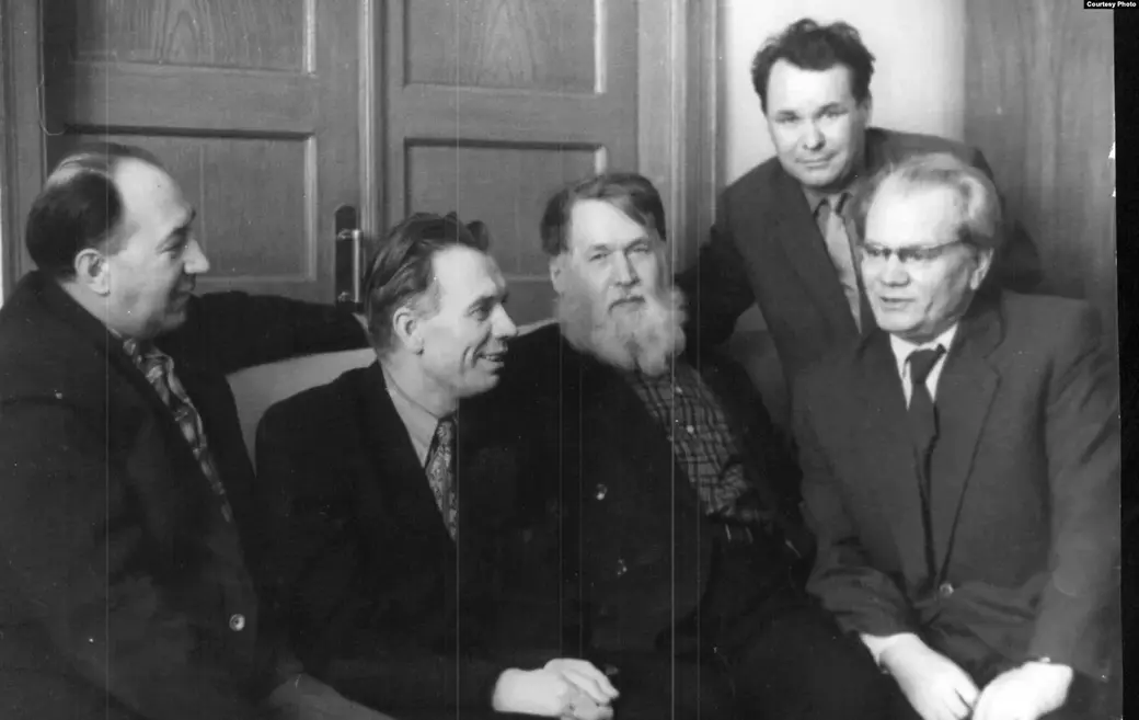 Сяргей Грахоўскі, Мікола Аўрамчык, Уладзімер Дубоўка, Уладзіслаў Нядзьведзкі і Васіль Вітка. 1960-я