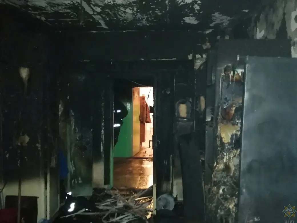Ночью 18 января в Барановичах горело общежитие.