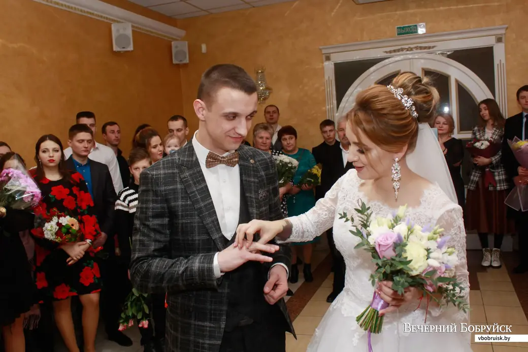 В субботу 1 февраля узаконили свои отношения бобруйчане Павел и Ксения Зыковы.