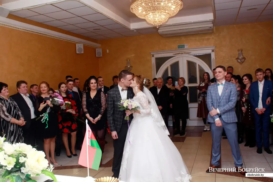 В субботу 1 февраля узаконили свои отношения бобруйчане Павел и Ксения Зыковы.