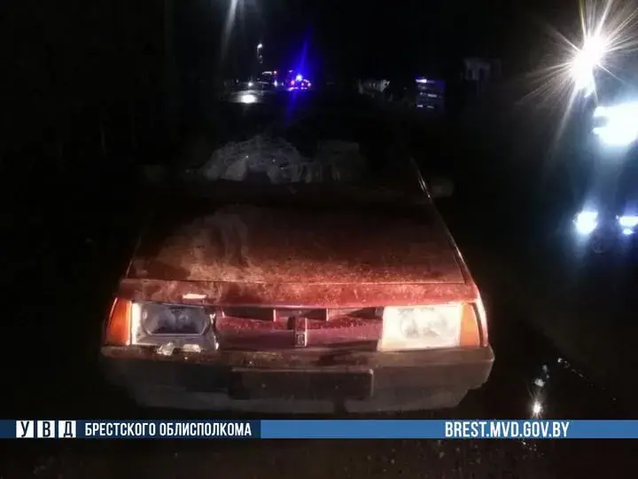 Фото с места ДТП. Источник: ГАИ УВД Брестского облисполкома.