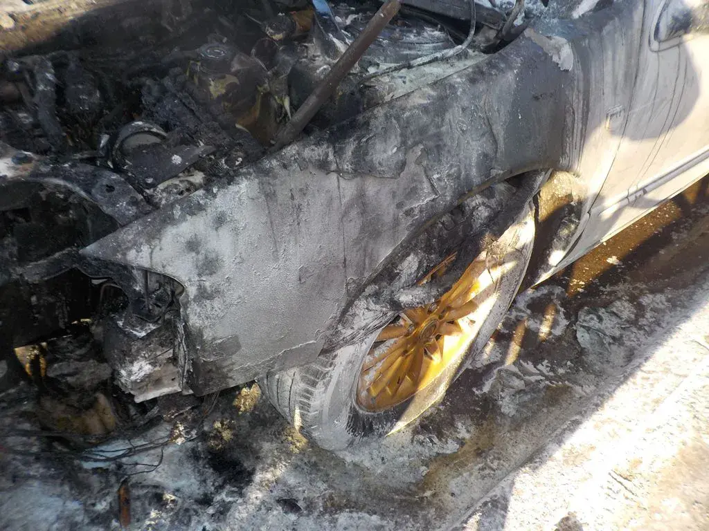 5.02.2020, ул. Черняховского, загорание авто.