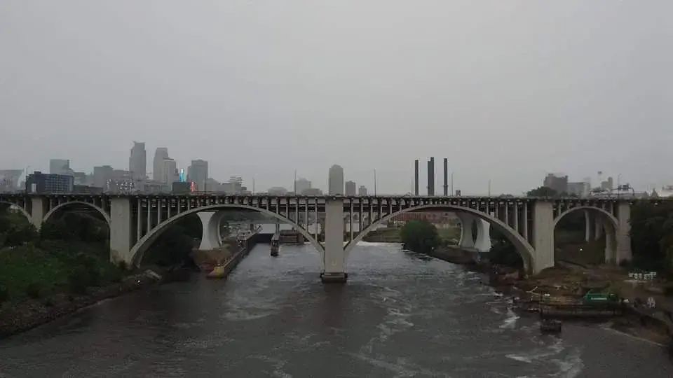 Город Миннеаполис, США.