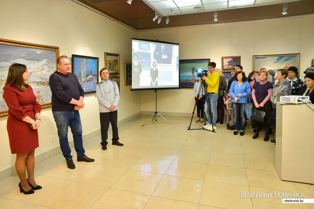 27.02.2020. Выставка картин Рашита Сафиулина «О России с любовью» в Бобруйском художественном музее
