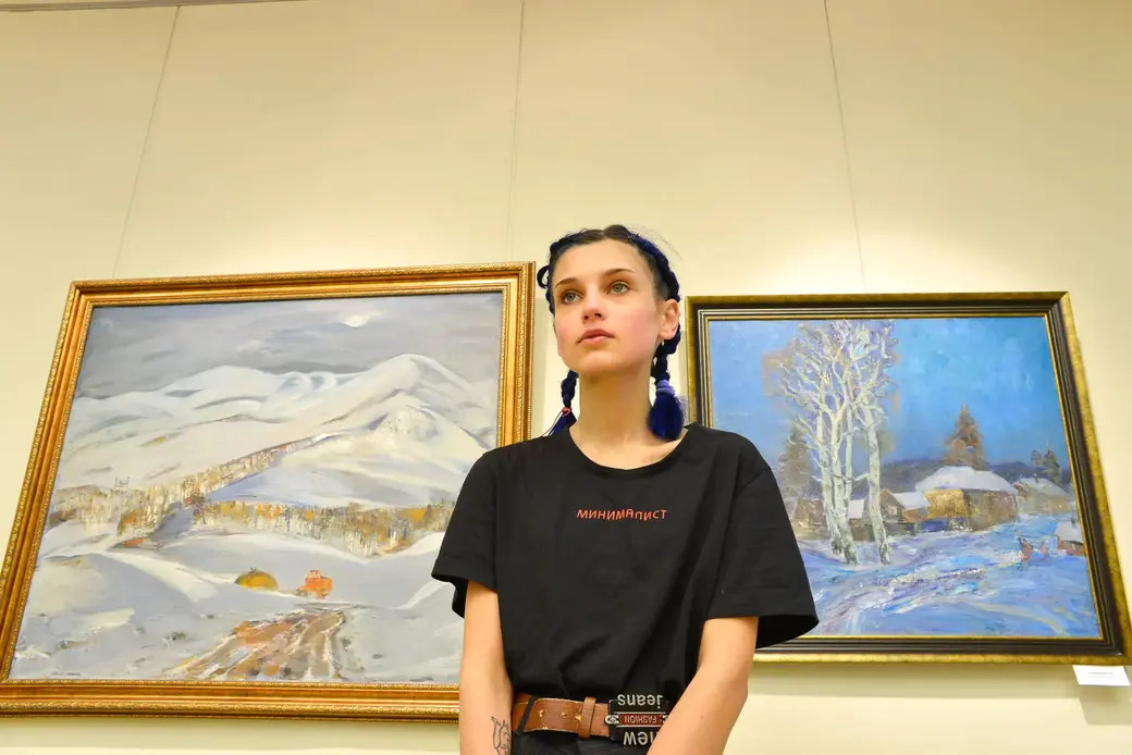 27.02.2020. Выставка картин Рашита Сафиулина «О России с любовью» в Бобруйском художественном музее