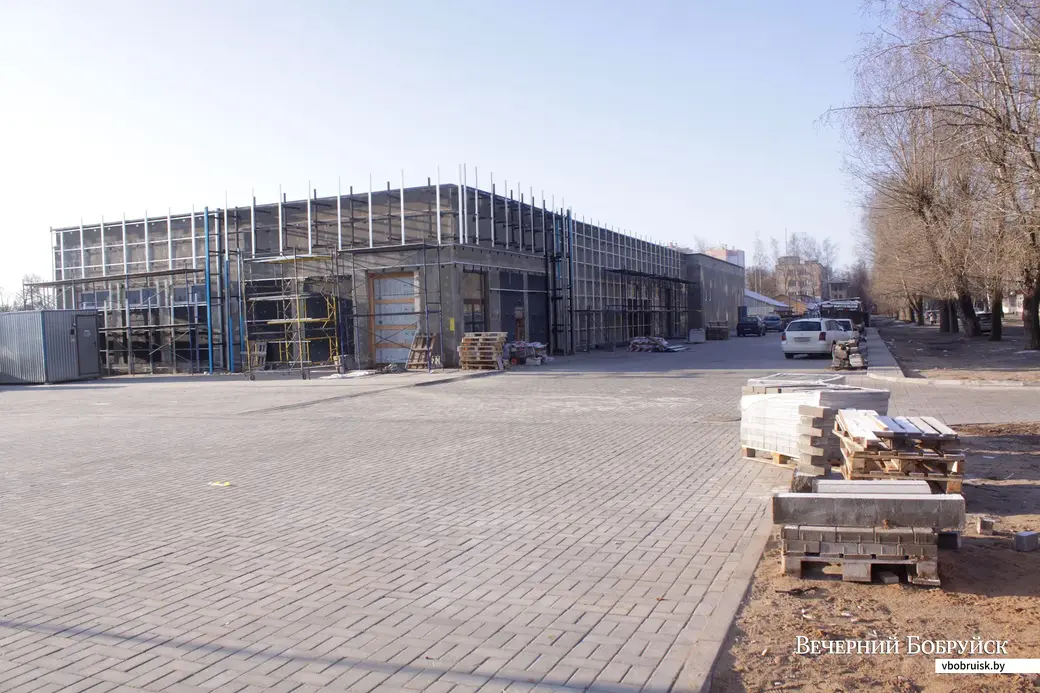 28.02.2020. Строительство супермаркета в бобруйском Авиагородке