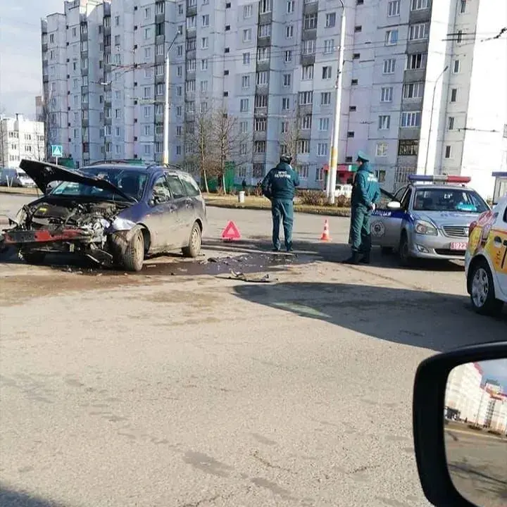 03.03.2020, ДТП В Бобруйске на пересечении улицы Сикорского и проспекта Строителей