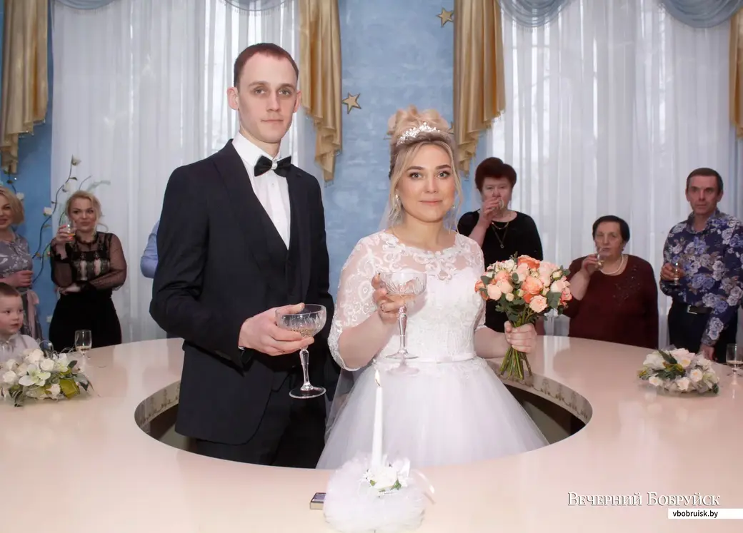 14.03.2020. Бракосочетание бобруйчан Александра Белявского и Алины Мишиной.
