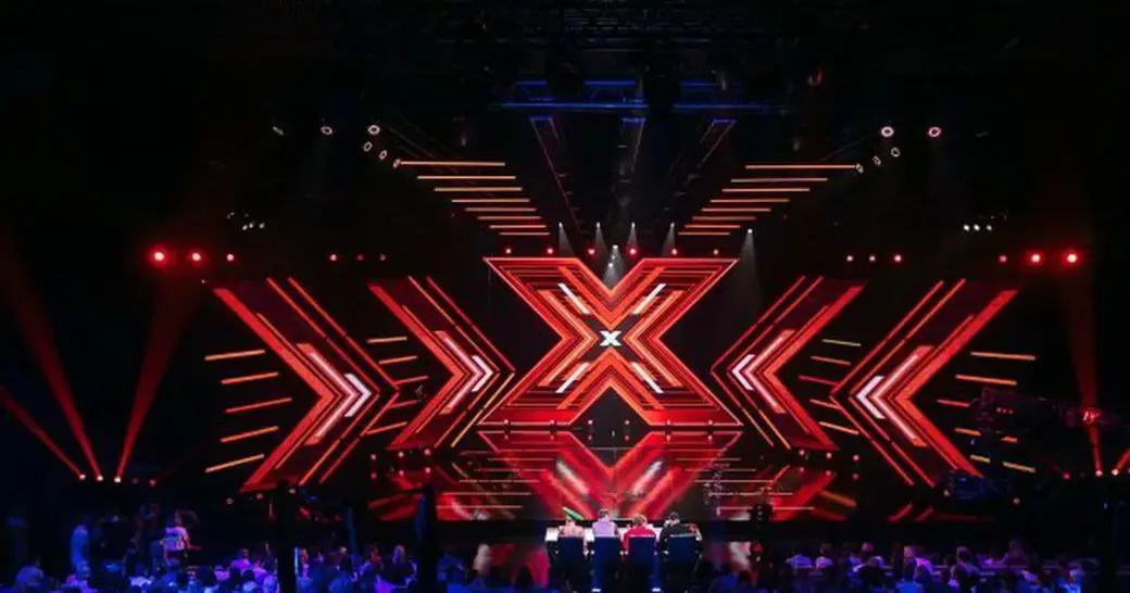 Телекадр шоу талантов X factor.