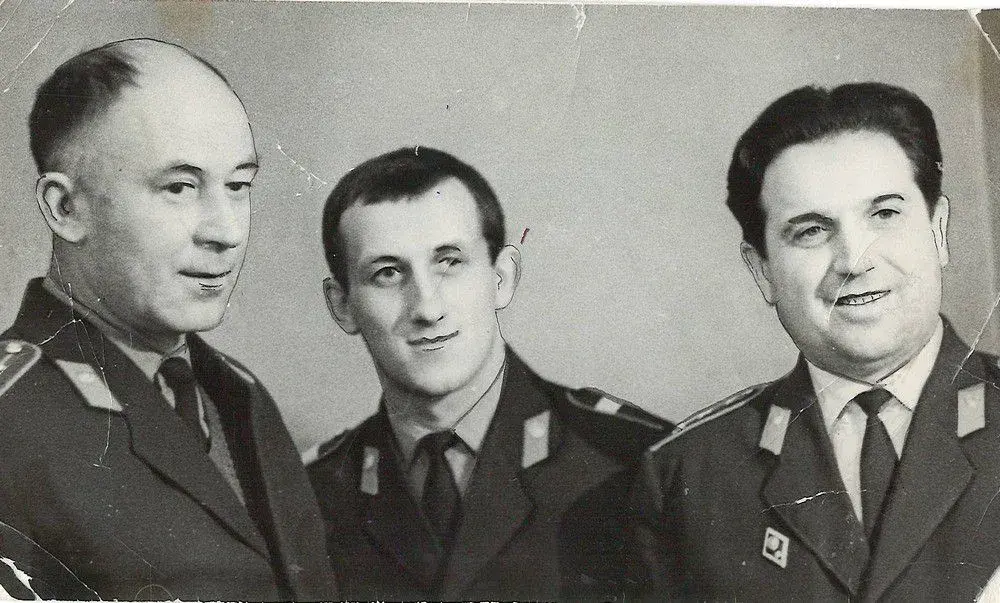 Ветераны РОВД и ОУР: Леонид Гембицкий, Николай Бородин, Анатолий Костян. Фото из архива УВД