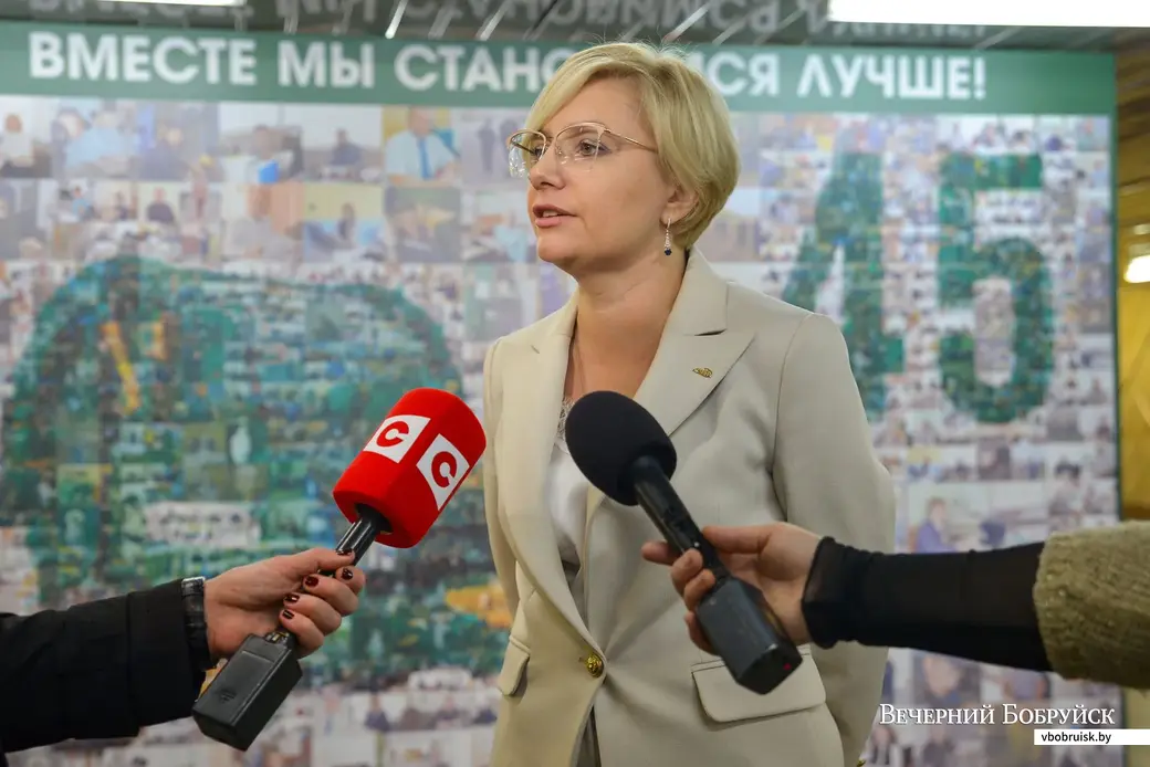 Надежда Лазаревич, генеральный директор ОАО «Управляющая компания холдинга «Бобруйскагромаш». Фото: Александр ЧУГУЕВ