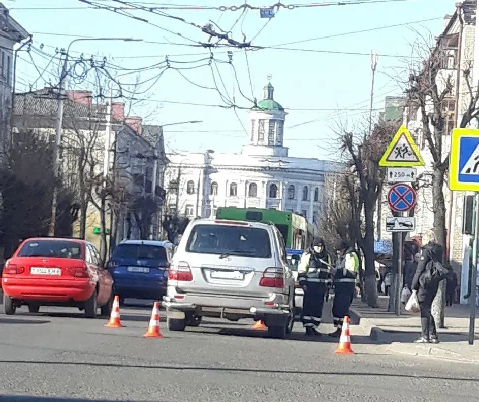 26.03.2020, ДТП на перекрестке улиц Интернациональной и Советской.
