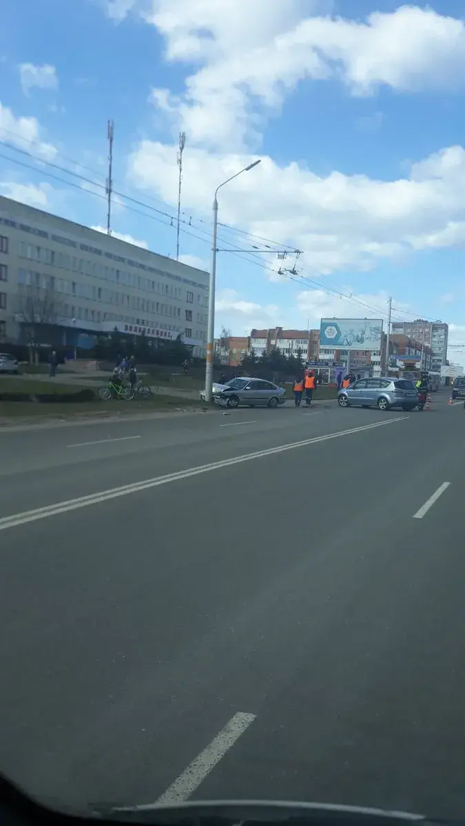 ДТП 31.03.2020 в Бобруйске на проспекте Строителей