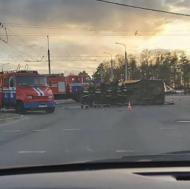 10.04.2020, Бобруйск, ДТП с маршрутным такси