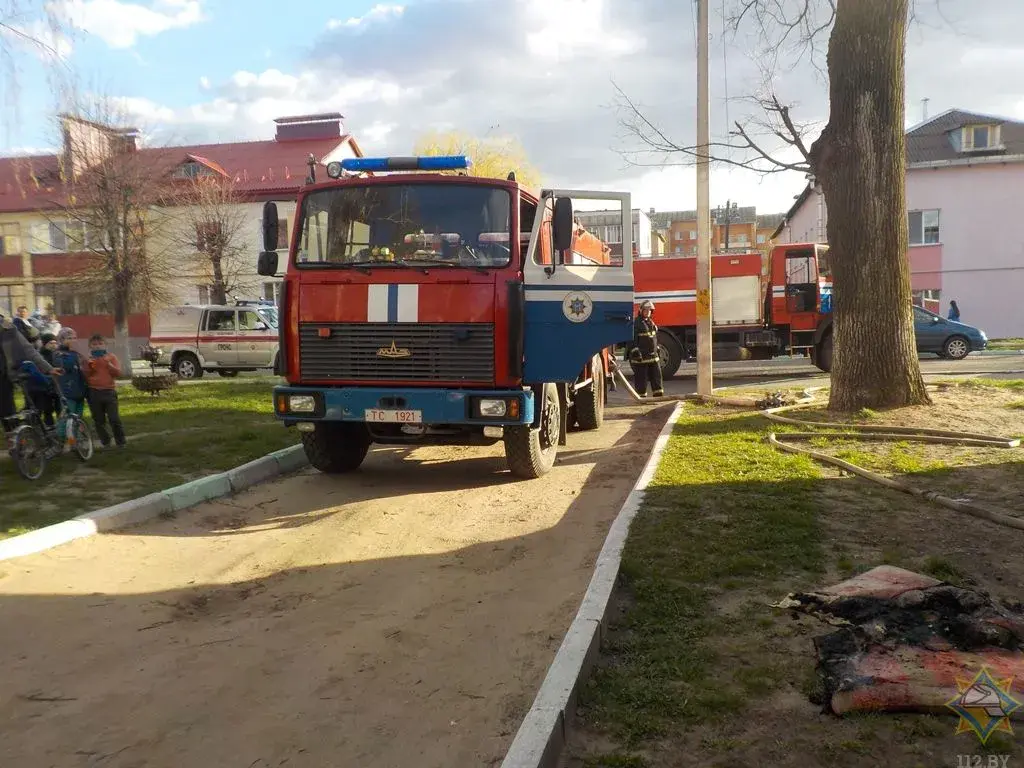 23.04.2020. На пожаре в Туголице спасли пенсионера. Фото: МЧС