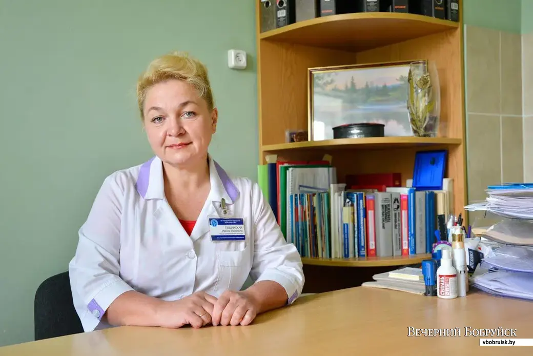 Заведующая пульмонологическим отделением Бобруйской городской больницы СМП Ирина Пещинская.