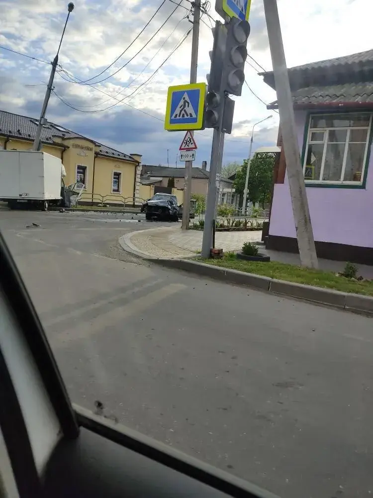 15.05.2020, ДТП в Бобруйске, перекресток Бахарова и Пушкина