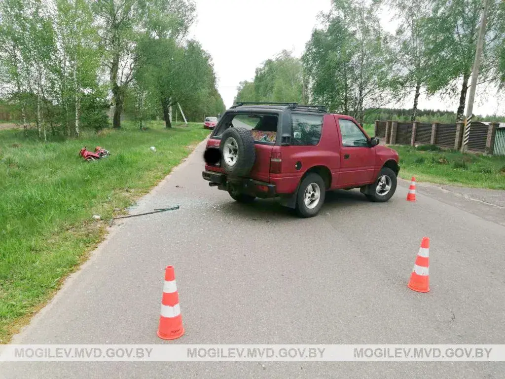 ДТП в деревне Дубовка, пострадал мопедист.