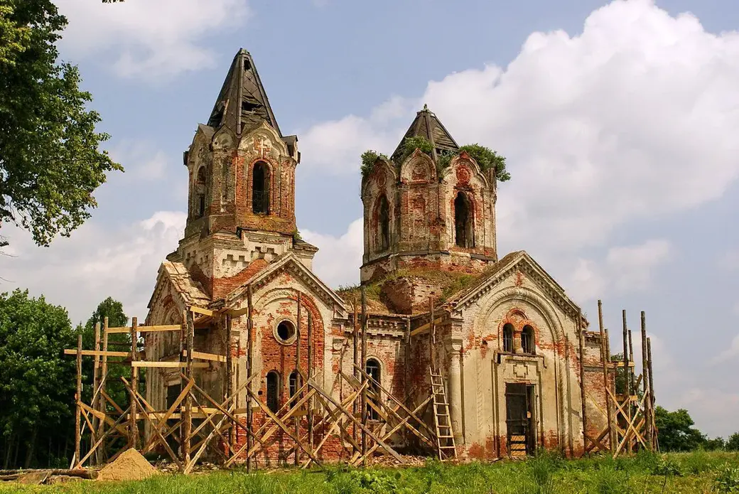 Церковь Вознесения Господня до реконструкции. Фото: tomkad.livejournal.com